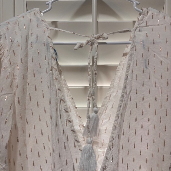 Blue Island cover up size s white gold - Picture 6 of 9